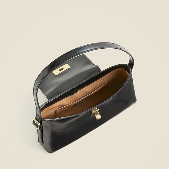 New! J. Crew Edie Shoulder Bag in Italian Leather - Picture 3 of 16